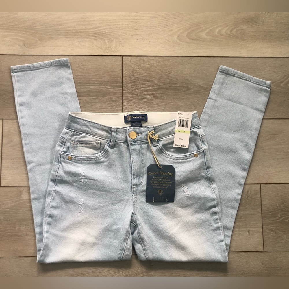 NWT DEMOCRACY “Ab” Solution High Rise Skinny Jeans Size 2, 4 & 8 - Picture 4 of 9